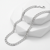 Sterling Silver Rhodium Plated Mariner Chain 6.0mm — 20 / Silver — view 1