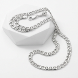 Sterling Silver Rhodium Plated Mariner Chain 6.0mm — 20 / Silver — view 3