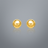 RCJ - 14k Yellow Gold Ball Style Stud Earrings (4.0 mm) - One Size - Gold - View 2