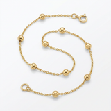 RCJ - Bead Links Saturn Chain in 14k Yellow Gold (3.5mm) - 18 - Gold - View 3