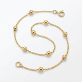 RCJ - Bead Links Saturn Chain in 14k Yellow Gold (3.5mm) - 18 - Gold - View 4