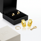 RCJ - 14k Yellow Gold Snuggable Hoop Earrings - One Size - Gold - View 2