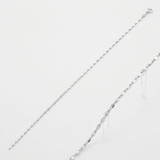 Sterling Silver Rhodium Plated Coffee Bead Chain (2.6 mm) — 16 / Silver — view 2