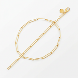 RCJ - 14k Yellow Gold Wire Paperclip Bracelet (2.7mm) - Gold - View 2