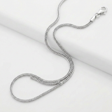 Sterling Silver Rhodium Plated Foxtail 1.6mm — 18 / Silver — view 3