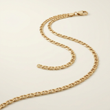 10k Yellow Gold Mariner Link Chain 1.2mm — 16 / Gold — view 3