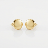 RCJ - 14k Yellow Gold Polished Round Post Earrings - One Size - Gold - View 2