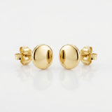 RCJ - 14k Yellow Gold Polished Round Post Earrings - One Size - Gold - View 3