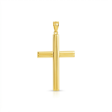 RCJ - 14k Yellow Gold Polished Cross Pendant - One Size - Gold - View 2