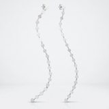 RCJ - Sterling Silver Mirror Link Dangle Earrings - One Size - Silver - View 4