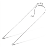 RCJ - Sterling Silver 0.8mm Adjustable Snake Chain - 22 - Silver - View 3