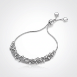 RCJ - Adjustable Multi-Strand Chain and Bead Bracelet in Sterling Silver - 9.25 - Silver - View 3