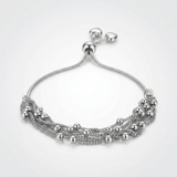 RCJ - Adjustable Multi-Strand Chain and Bead Bracelet in Sterling Silver - 9.25 - Silver - View 4