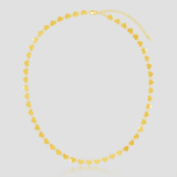 14k Yellow Gold Mirrored Heart Chain Necklace — 18 / Gold — view 2