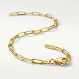 RCJ - 14K Yellow Gold Paperclip Bracelet (2.5mm) - Gold - View 3