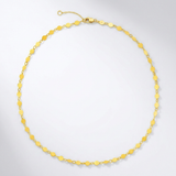 RCJ - 14k Yellow Gold Necklace with Polished Circles - 16.25 - Gold - View 2