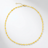 RCJ - 14k Yellow Gold Necklace with Polished Circles - 16.25 - Gold - View 4