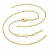 RCJ - Extendable Cable Chain in 14k Yellow Gold (1.5mm) - 18 - Gold - View 2