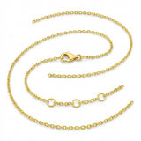 RCJ - Extendable Cable Chain in 14k Yellow Gold (1.5mm) - 18 - Gold - View 3