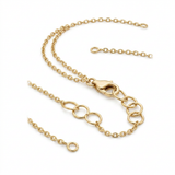 RCJ - Extendable Cable Chain in 14k Yellow Gold (1.0mm) - 18 - Gold - View 3