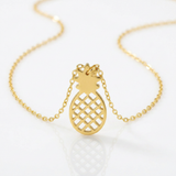 RCJ - 14K Yellow Gold Pineapple Necklace - 18 - Gold - View 4