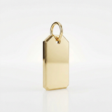 RCJ - 14K Yellow Gold Tag Pendant - One Size - Gold - View 3