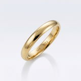 14k Yellow Gold 3mm Comfort Fit Wedding Band — 10 / Gold — view 3