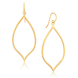 RCJ - 14k Yellow Gold Marquise Style Polished Earrings - Yellow Gold - View 2
