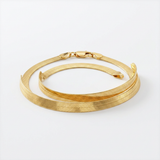 4.0mm 14k Yellow Gold Super Flex Herringbone Bracelet — 7'' / Yellow Gold — view 1