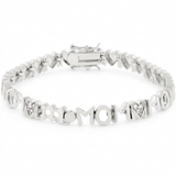 Avera - Mom's Day Charm Bracelet - One Size - White - View 4