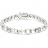 Avera - Mom's Day Charm Bracelet - One Size - White - View 3