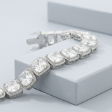 Avera - Elegant Bridal Bracelet - One Size - Silver - View 3