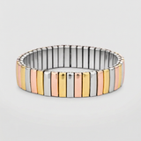 Tritone 14mm Stainless Steel Stretch Bracelet — 14 / Multi — view 3