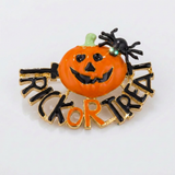 Avera - Jack-O'-Lantern Brooch With Crystals - One Size - Multi - View 3