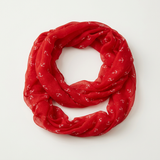Avera - Anchor Infinity Scarf - One Size - Red - View 2