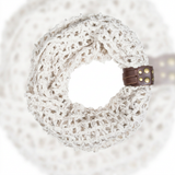 Avera - Off Sonia Crochet Cowl Scarf - One Size - White - View 2