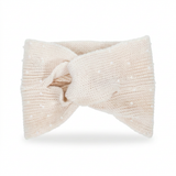 Off Alison Knotted Knit Headband — One Size / White — view 1