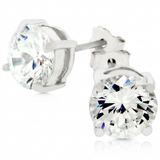 Avera - Penelope Stud Earrings - One Size - Silver - View 2