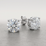 Avera - Brooke Stud Earrings - One Size - Silver - View 2