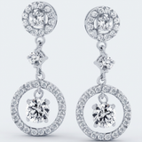Avera - Dew Drop Earrings - One Size - Silver - View 2