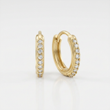 Classic Petite Hoop Earrings — One Size / Gold — view 1