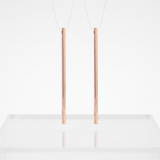 Carolee Stainless Steel Long Line Drop Earrings — One Size / Pink — view 1