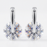 Cubic Zirconia Elegance Earrings — One Size / Silver — view 1