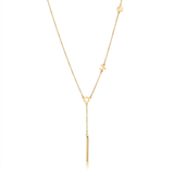 Avera - Stainless Steel LOVE Necklace - One Size - Gold - View 2