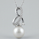 Avera Royalty Pearl Pendant In Sterling Silver — One Size / Silver — view 1
