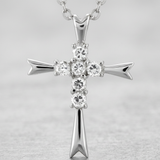 Avera - Avera Coupled Cross Pendant In Polished Silver - One Size - Silver - View 2