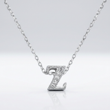 Avera - Avera Micro-Pave Initial Z Pendant in Sterling Silver - One Size - Silver - View 2