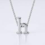 Avera - Avera Finish Initial H Pendant In Sterling Silver - One Size - Silver - View 2