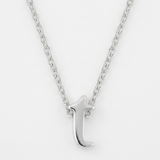 Avera - Avera Finish Initial T Pendant in Polished Silver - One Size - Silver - View 2
