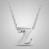 Avera - Avera Finish Initial Z Pendant in Polished Sterling Silver - One Size - Silver - View 2